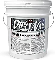 RadonSeal DryWay Penetrating Concrete Sealer - Silane Siloxane Water Repellent for Driveways, Patios, Brick, Pavers - 5 Gallons, Natural Flat Finish