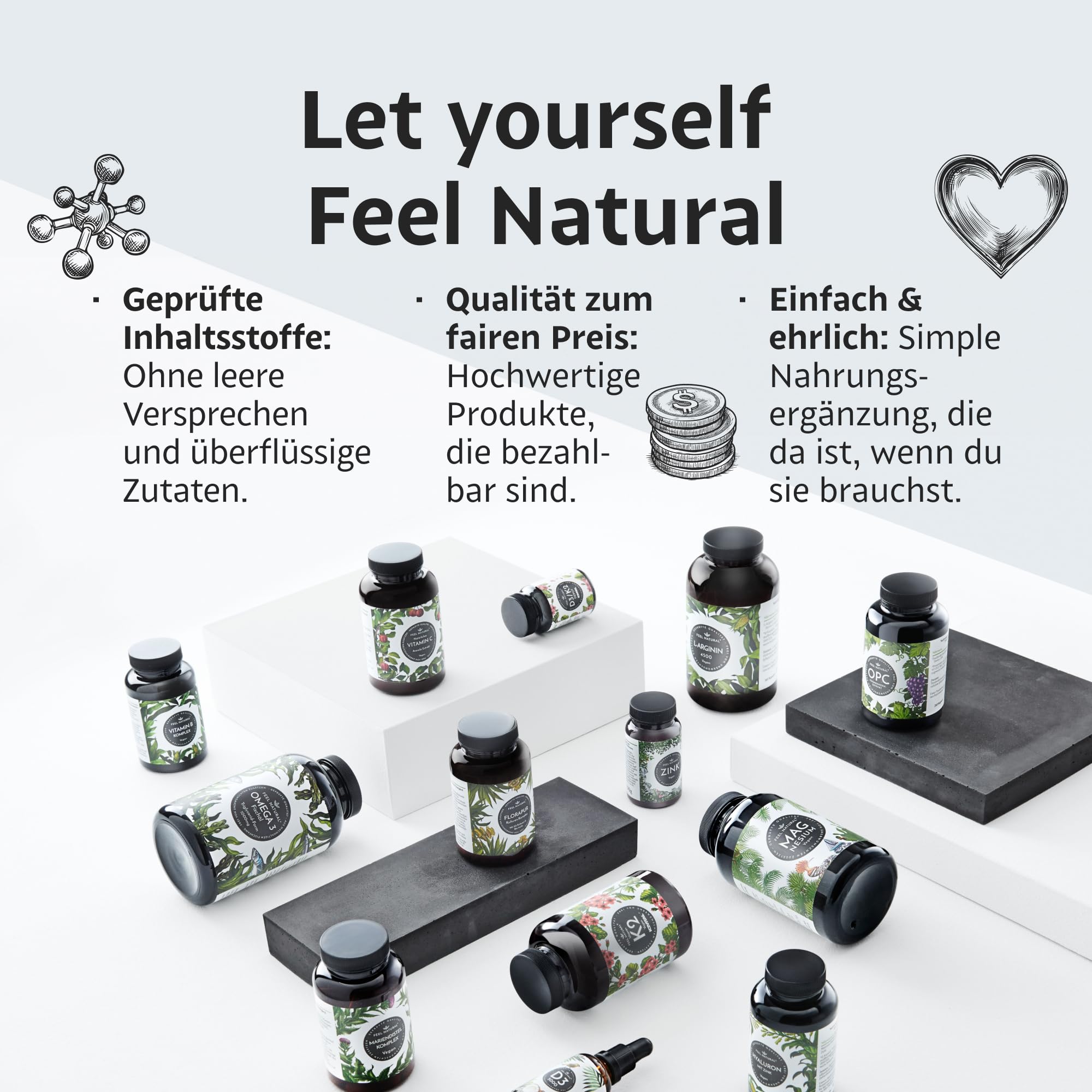 Omega 3 Kapseln hochdosiert - Jahresvorrat 365 Stück - Nur 1 Kapsel täglich - Essentielle Omega 3 Fettsäuren EPA & DHA - Fischöl Kapseln ohne unnötige Zusätze - in Deutschland entwickelt