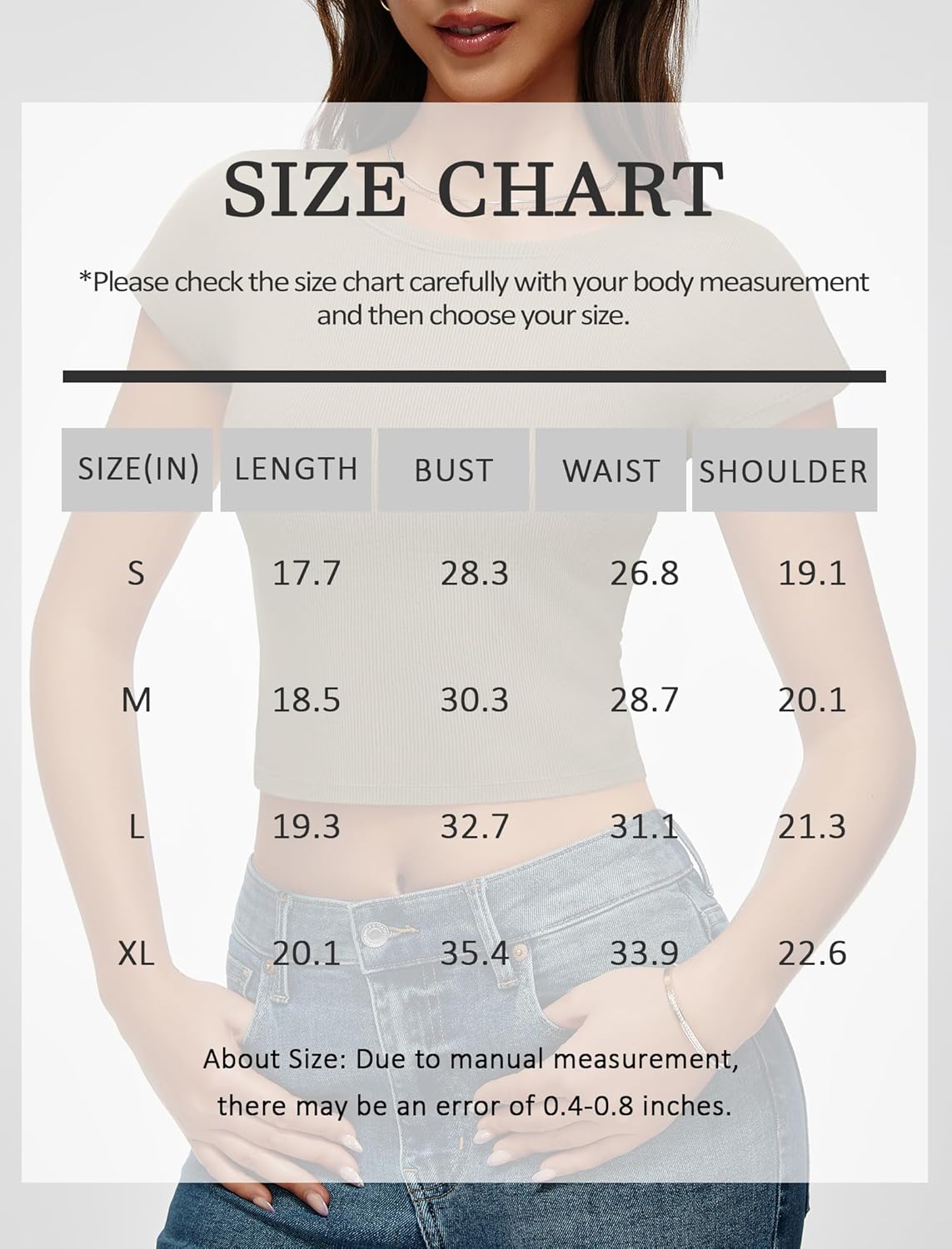 Ribbed Cap Sleeve Crop Tops for Women Tight Fitted Cropped T Shirts 2025 Summer Trendy Short Sleeve Tee - Image 6