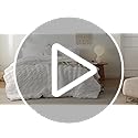 Bedsure Bed in a Bag Full - 7 Pieces Plaid Seersucker Bedding Comforter Sets, Soft Lightweight Black Boho Bed Set with Comforters Full Size, Sheets, Pillowcases & Shams