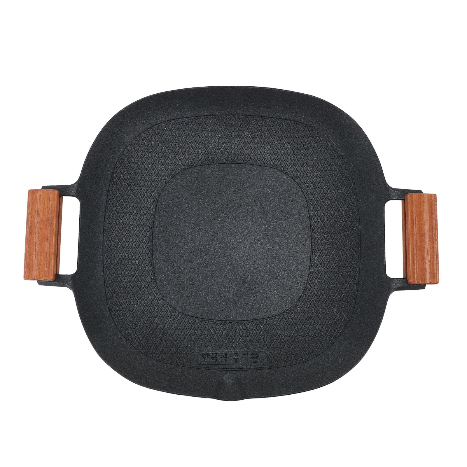 SEAFRONT Alloy BBQ Griglia Padella, 15.2x12.6in Fondo Piatto