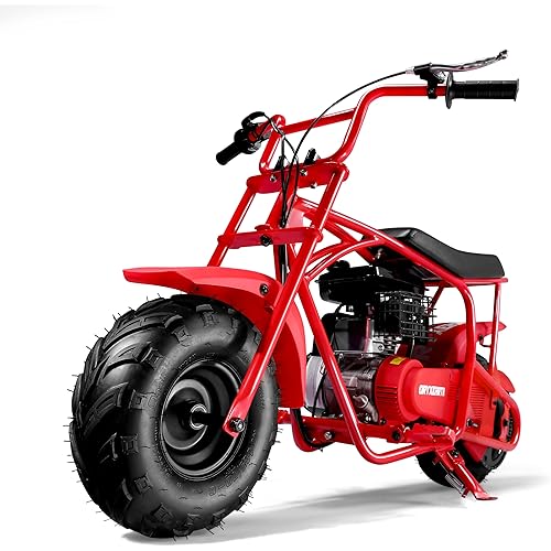 Oryxearth Mini Bike for Kids 105CC 4-Stroke Gas Powered Off-Road Motorcycle W/EPA Approved, Up to 28 Mph Weight Support 185 LBS, for Adults and Teens