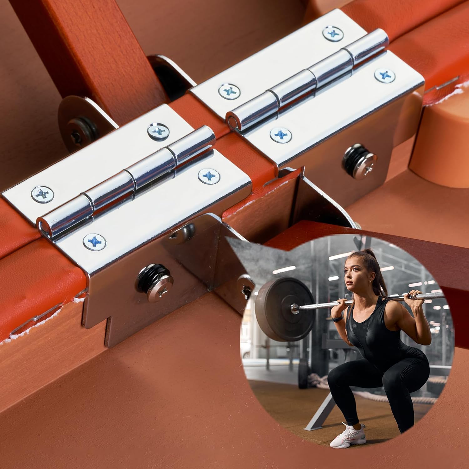 31" Santana Pro Portable Folding Massage Table with Memory Foam Cushioning & Reiki Leg Panels - Spa Bed, Facial Bed, Tattoo Table - Mountain Red