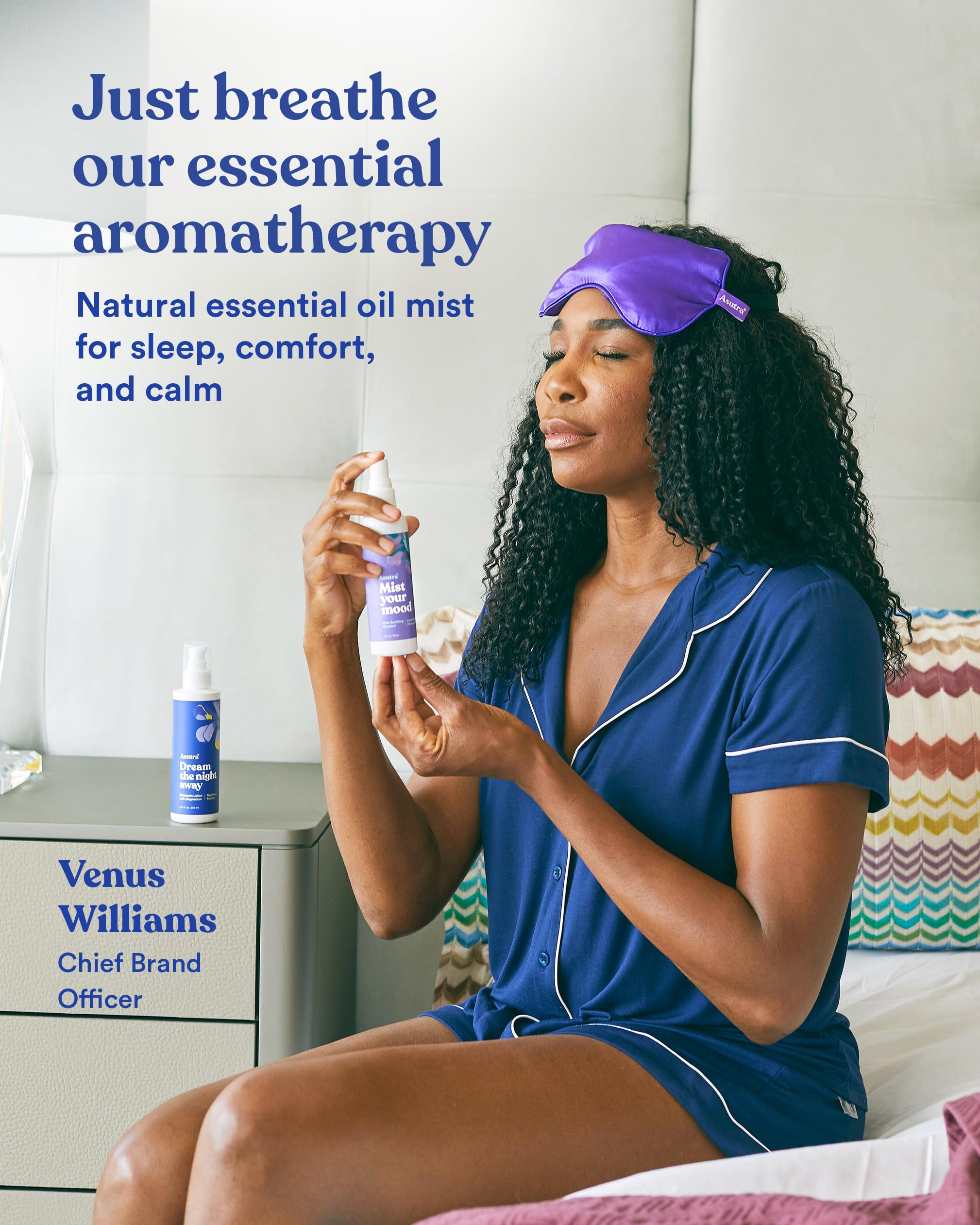 ASUTRA Multi-Use Essential Oil Aromatherapy Spray (Patchouli & Bergamot), 4 fl oz – Mist for Face, Body, Rooms & Linens – Car, Fabric, and Bathroom Freshener
