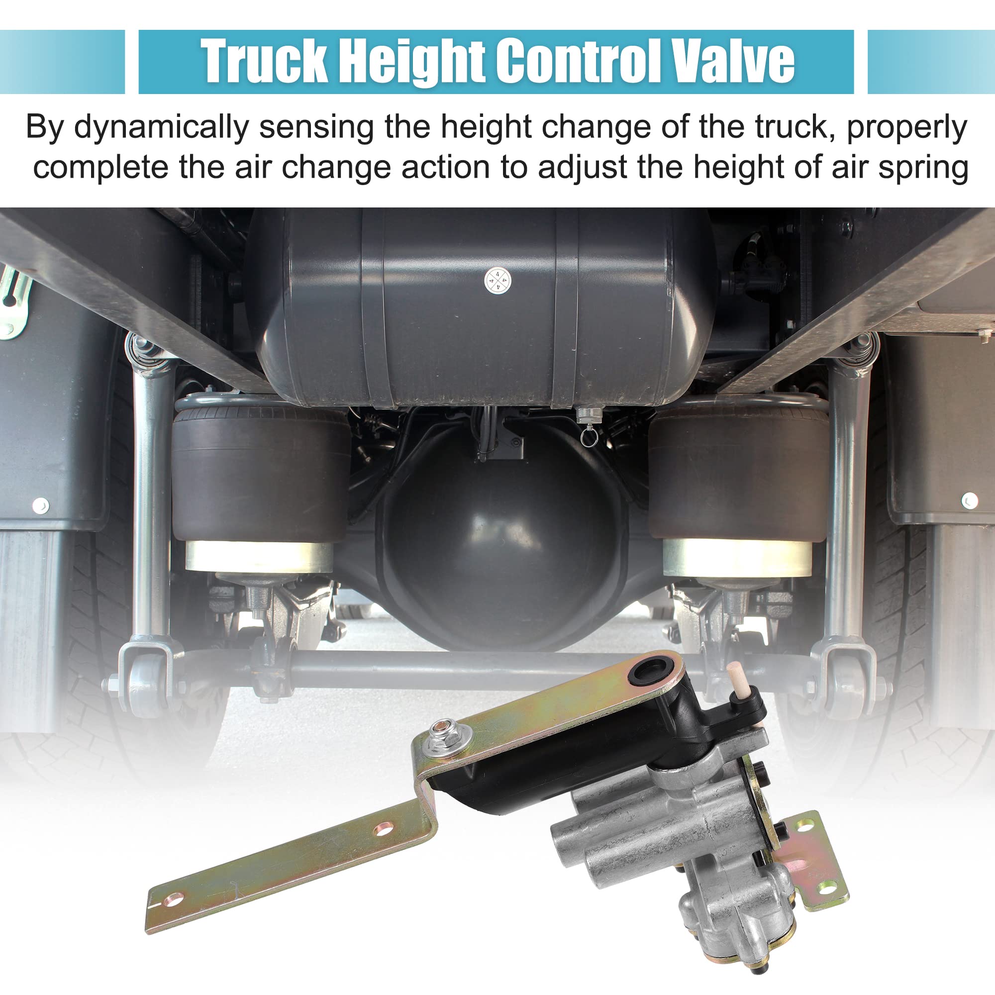 X AUTOHAUX 1 Juego Aire Altura Nivelación Control Válvula para Chevrolet 90054007 Negro.