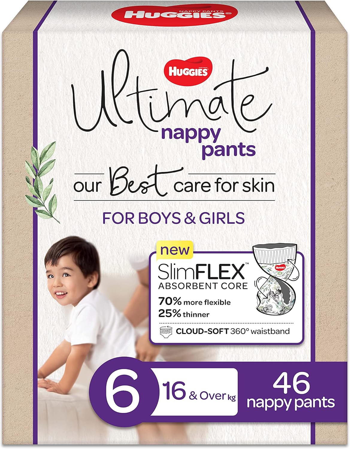 Huggies Ultimate Nappy Pants Size 6 (16kg and Over) 46 Count Amazon