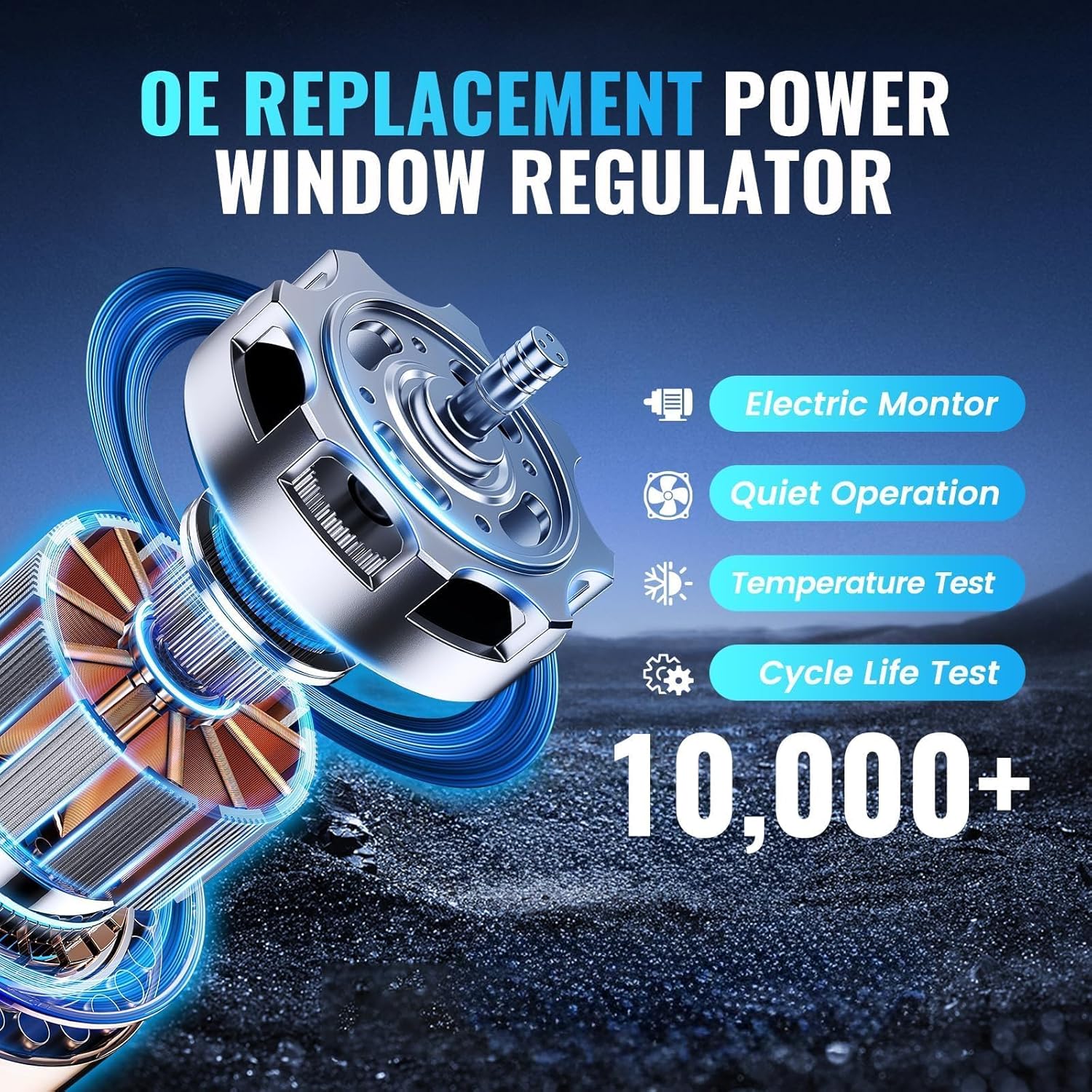 748-974 Front Left Driver Side Power Window Regulator with Motor 7 Pins Compatible with Chevrolet Cruze Limited 2016,2011-2015 Chevrolet Cruze,Replace# 95174196,95226747,95265273 95299706,94532757