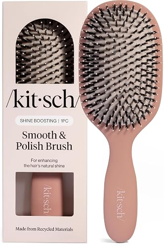 Kitsch Smooth & Polish Hair Brushes Terracotta
