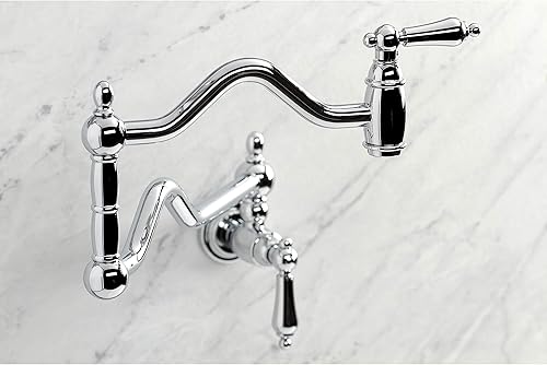 Miniatura 3 de Kingston Brass KS2101AL Heritage - Relleno para macetas, cromo pulido