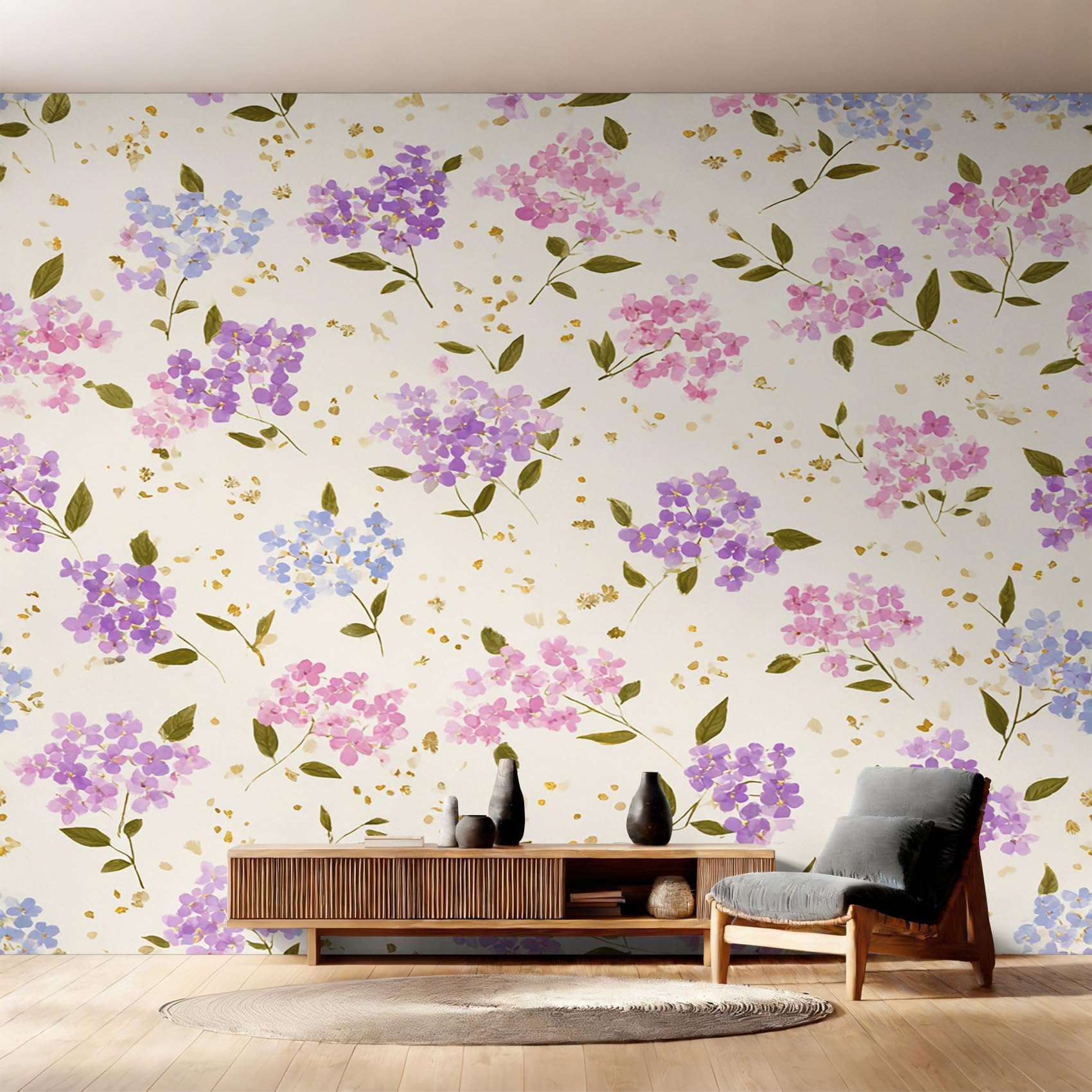 Papier Peint Panoramique Fleur Décoration Murale Intissé 200x140