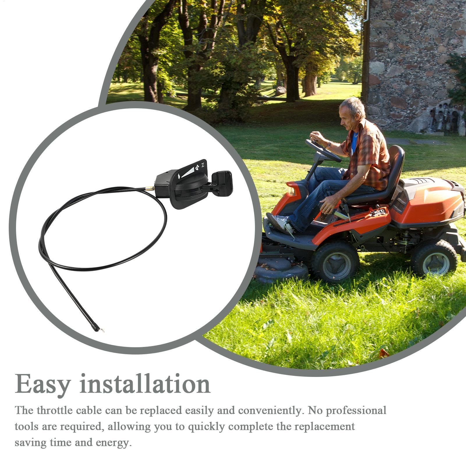 Gaszug Für Rasentraktor - Schneller Ersatz 946-05098C