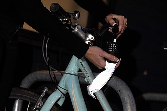Hiplok Chain Lock Spin Wearable, Superbright, 75cm