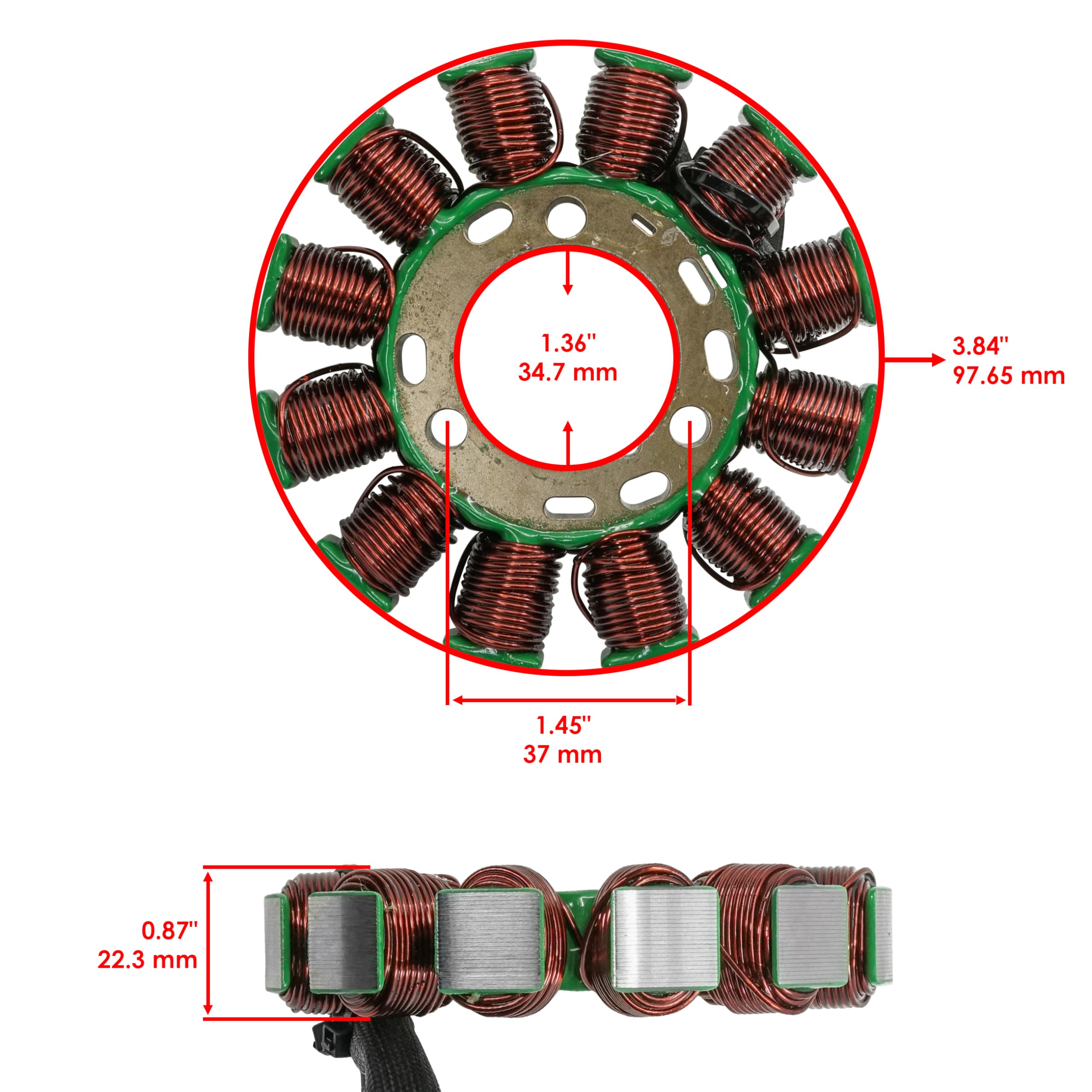 Aki　 タッカ Amazon.com: Caltric 31120-K99-A01 Stator Compatible with