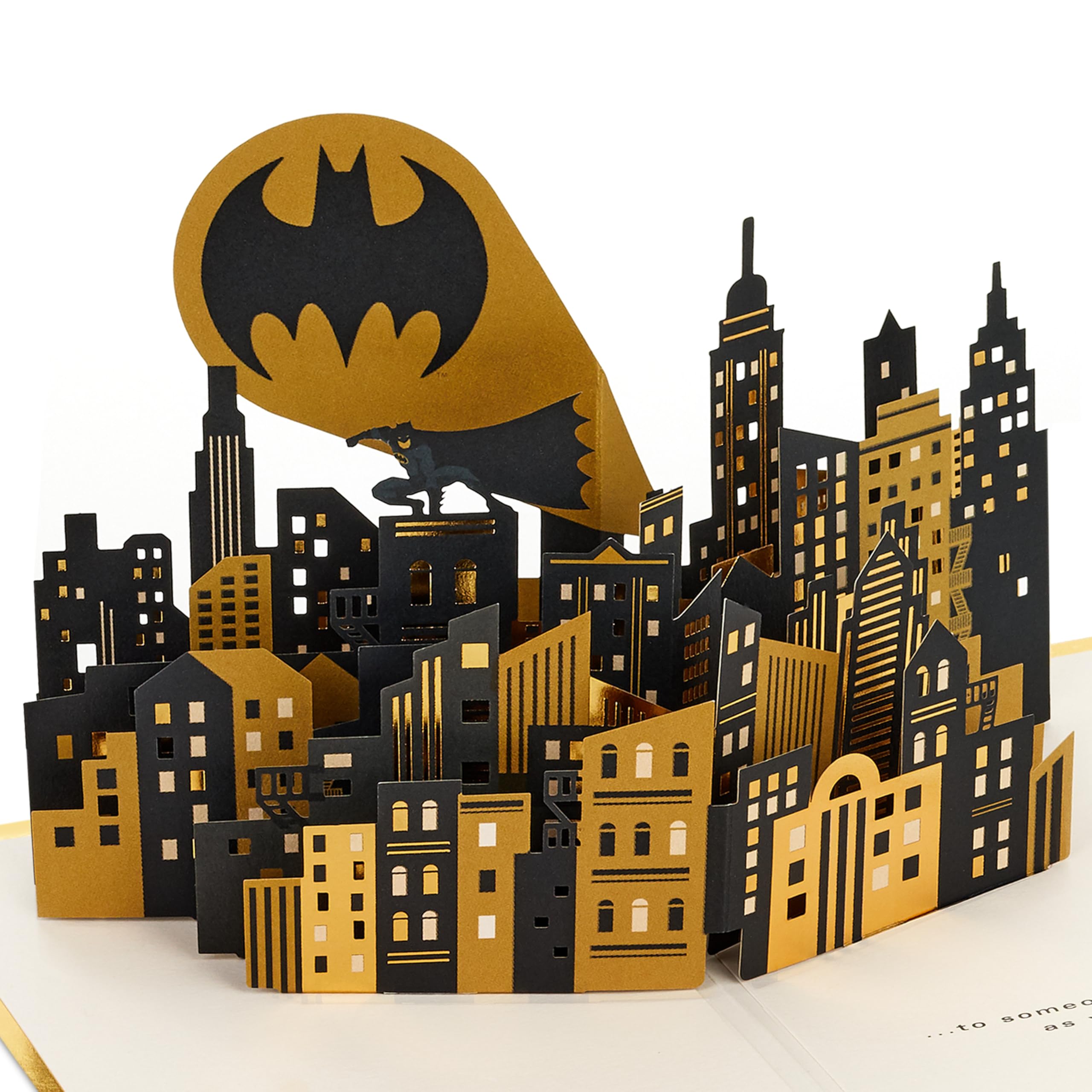 Hallmark Batman Pop Up Birthday Card for Him (Epic Day) Signature Paper Wonder 3D Card