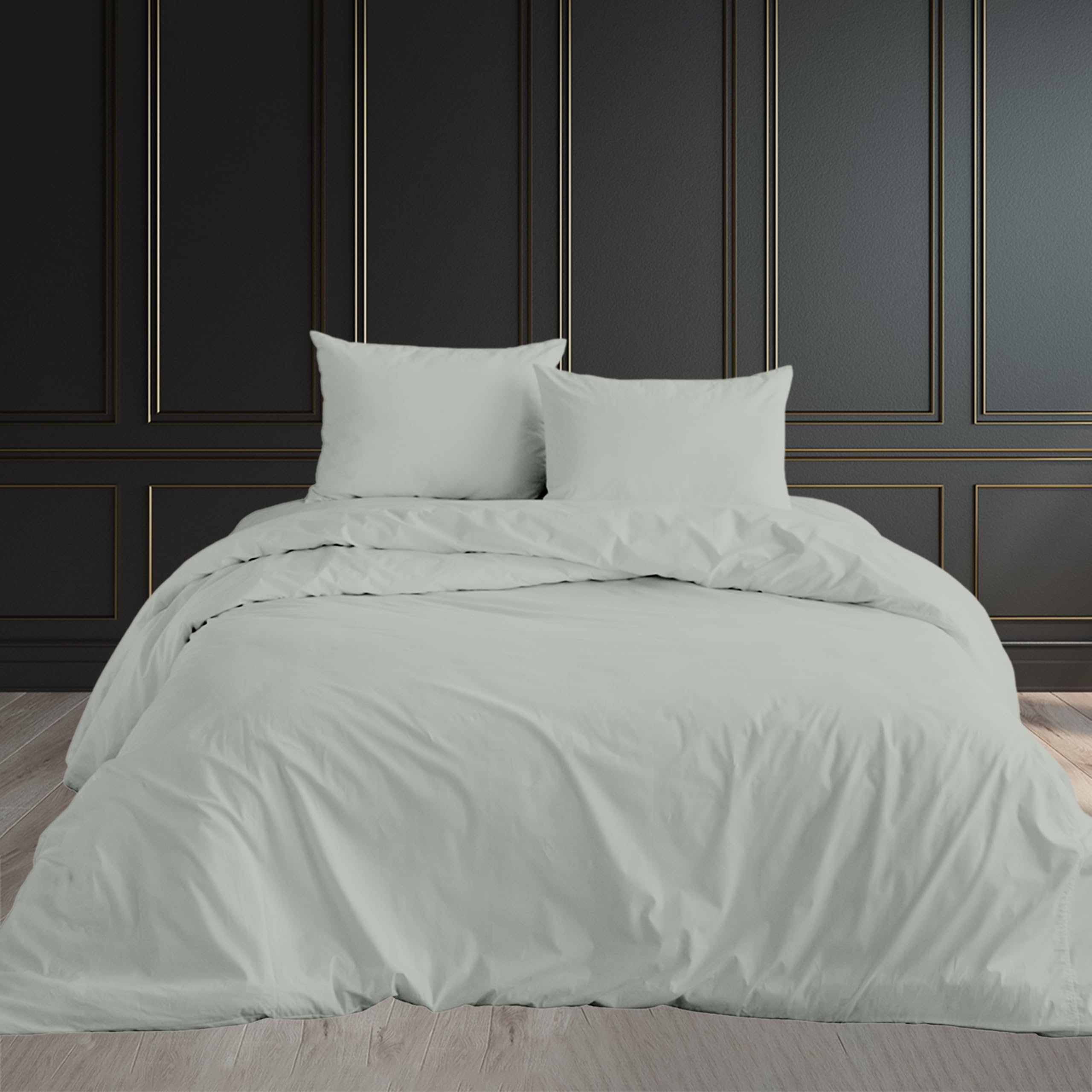 Rohi Duck Egg Single Duvet Cover Set – Soft & Breathable Microfibre Duvet Cover With 1X Pillowcase - Anti Allergy Bedding Set – Button Closure Design - (Single 137X200cm – )