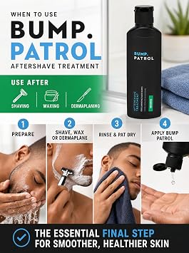 Bump Patrol Sensitive Aftershave Treatment Serum - 2 fl oz, 4 Pack