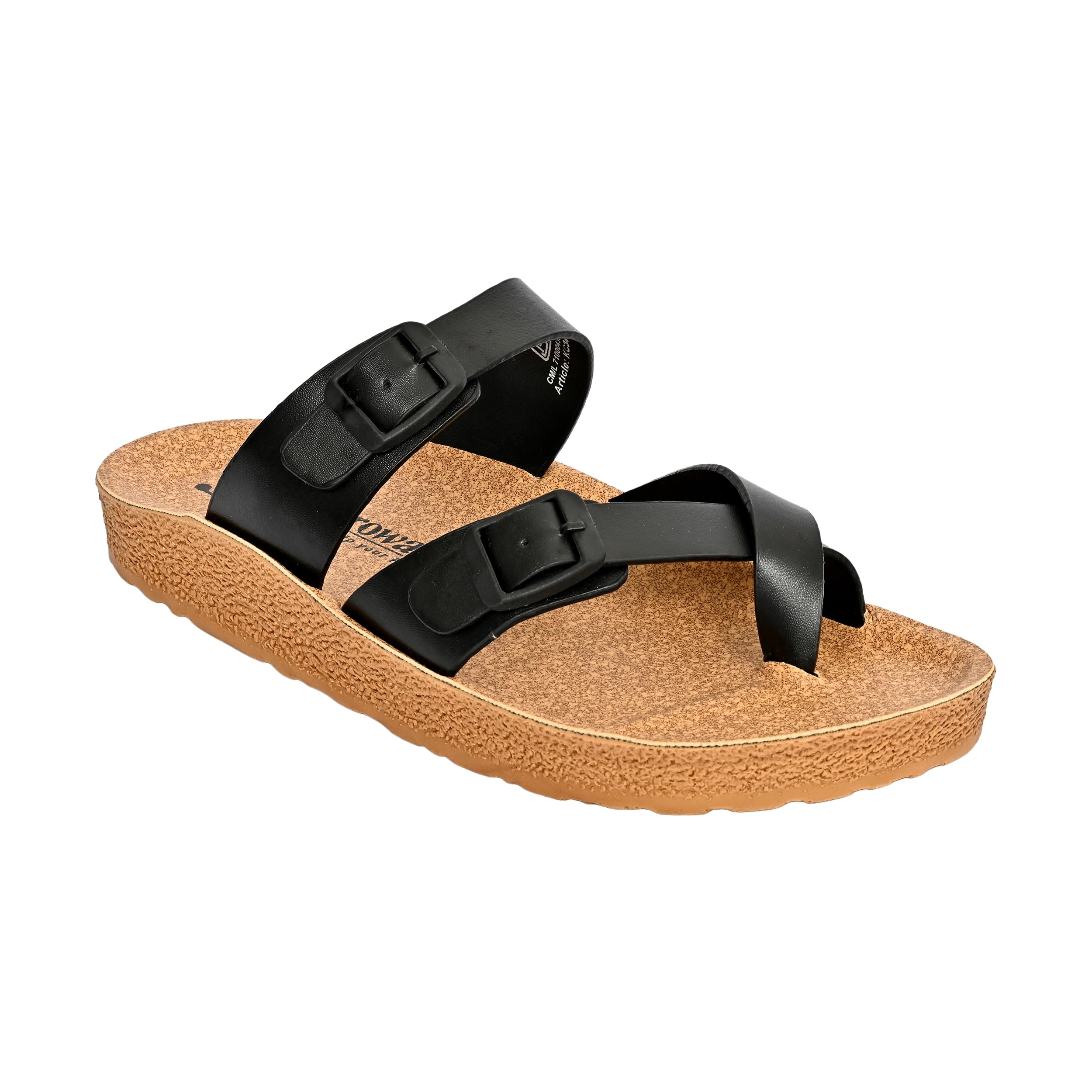 aerowalk Loop Toe Slide Slipper for Men | Comfortable| Lightweight |Anti Skid | Casual Office Footwear (KC34)-picture-11