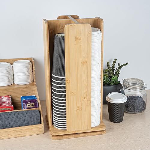 Miniatura 91 de Restaurantware - Organizador de condimentos de café de 9.5 x 4.25 x 2 pulgadas, 1 organizador rectangular de crema - 3 compartimentos, resistente a