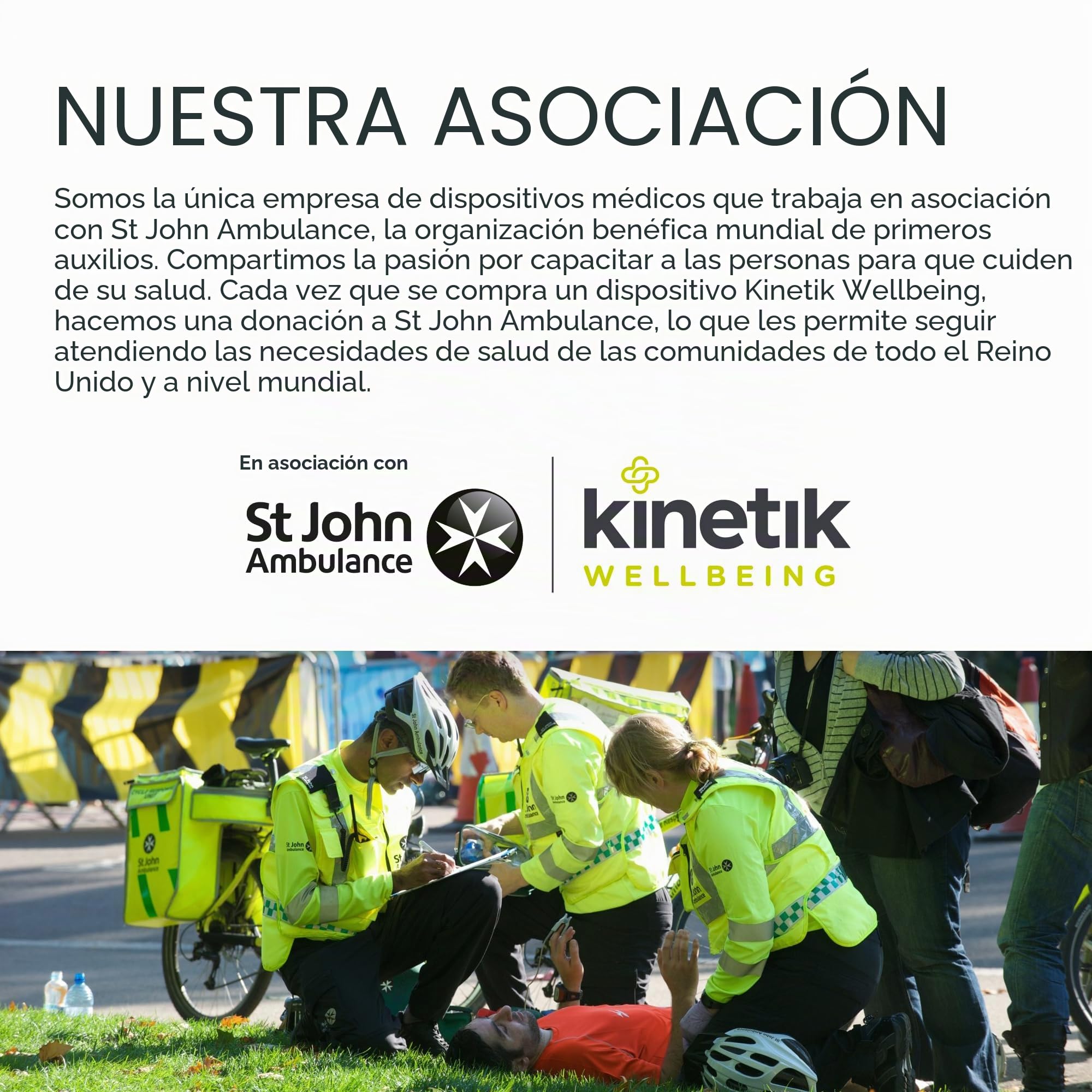 Kinetik Wellbeing - Máquina TENS de doble canal, estimulador muscular para aliviar el dolor