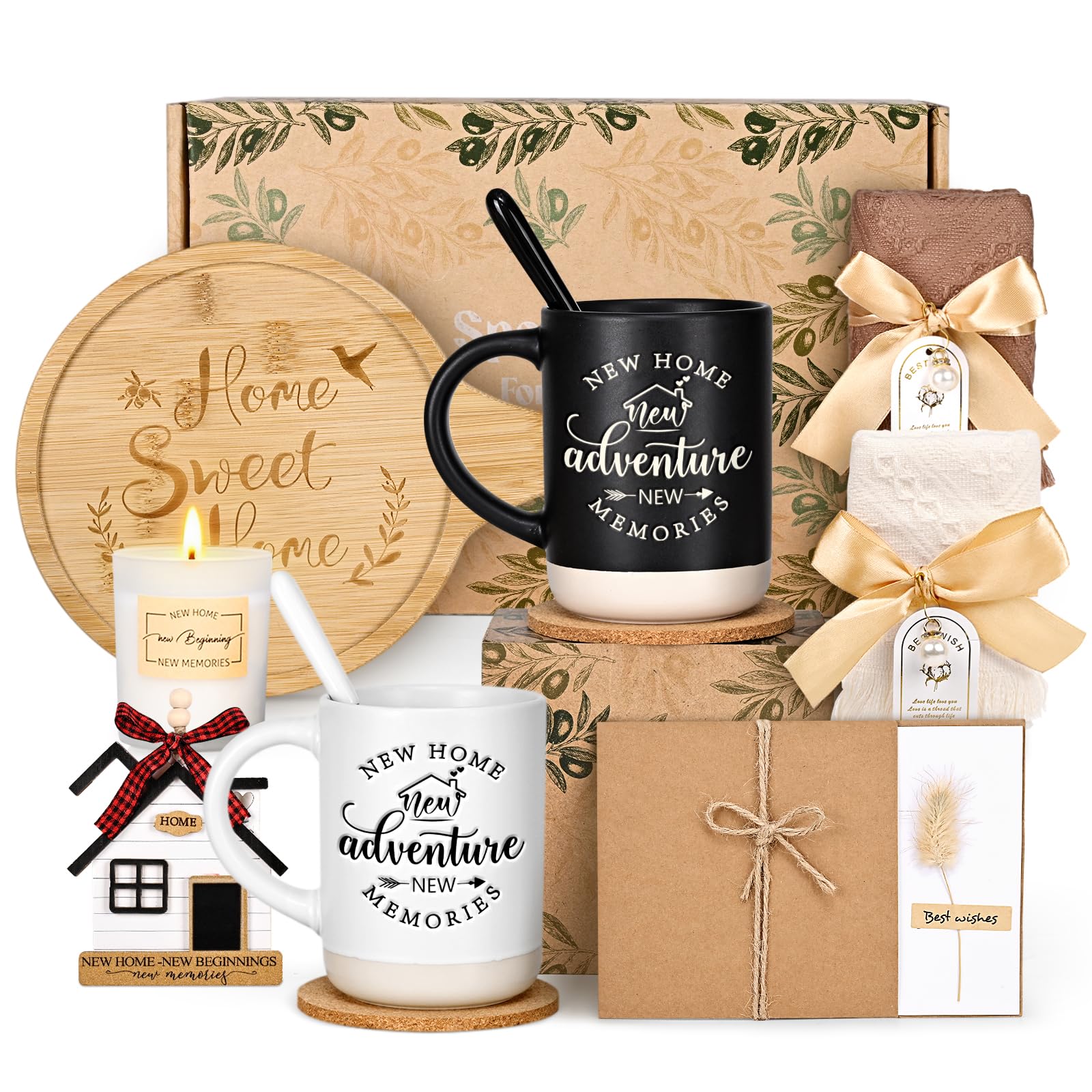 YHRJWN 13 Pcs House Warming Gifts New Home, Housewarming Gifts New Home, Closing Tokens for House Buyers, House Warming Gift for Women Men Friends,