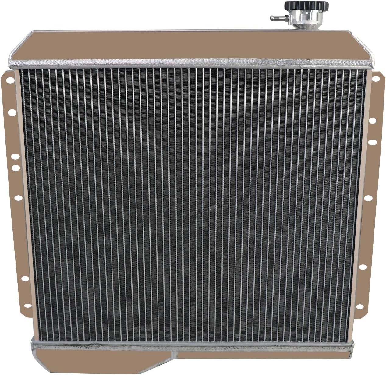 4 Row Aluminum Radiator Compatible with Toyota LAND CRUISER LandCruiser HJ45 HJ47 H 3.6 2H 4.0 Diesel