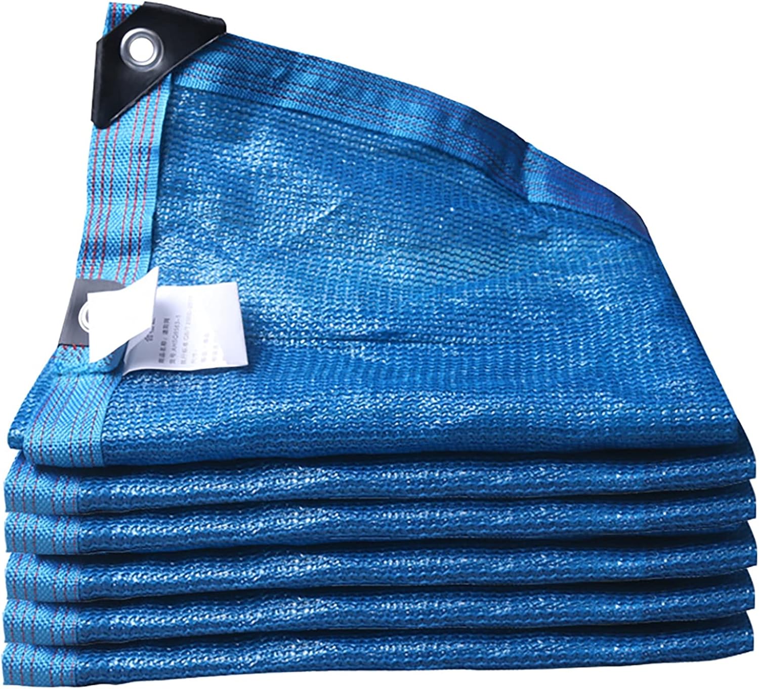 Shade Cloth Blue Courtyard Shade Cloth With 10M Rope And Eyelets