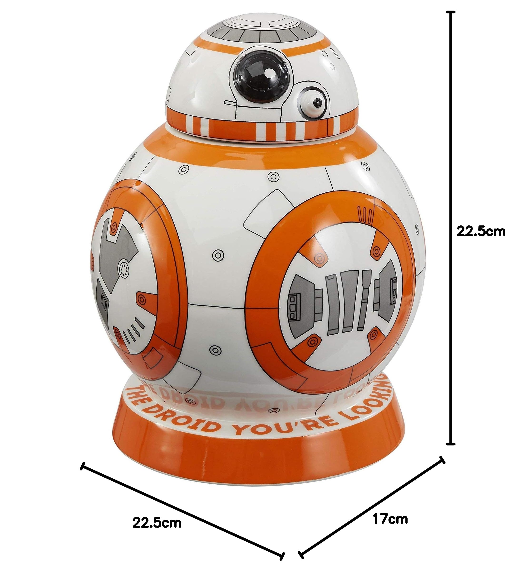 新品未開封品　STAR WARS BB-8 クッキージャー　レア商品 Funko SW02727 Star Wars EPVII: Cookie Jar: BB-8, Ceramic, White