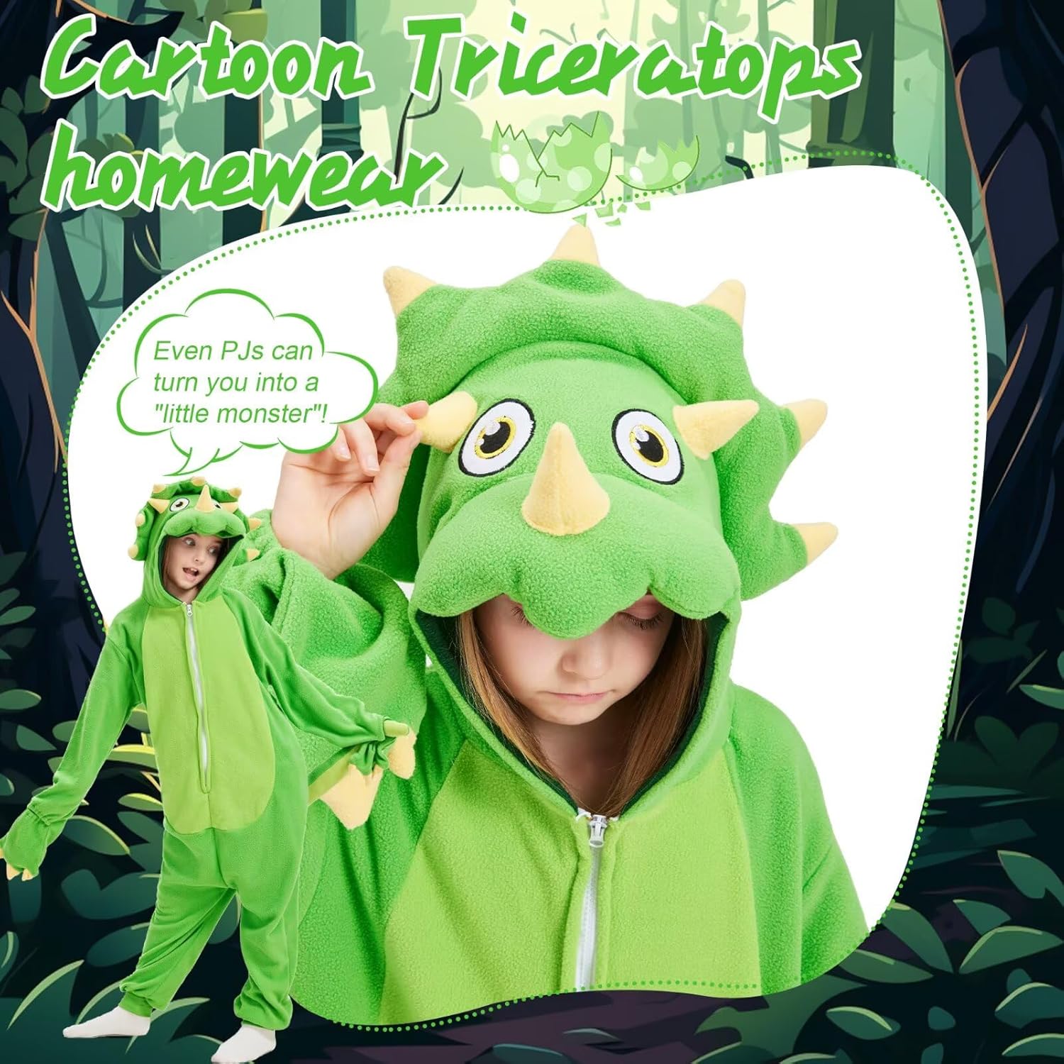 Unisex Children Character Onesie Pajamas Kids Halloween Cosplay Costume/Homewear/Sleepwear - Image 4