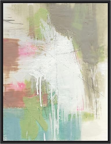 Miniatura 18 de Amanti Art Lienzo enmarcado para pared, 42 x 32 pulgadas, diseño retro Splash I de Jennifer Goldberger, lienzo enmarcado para pared, obras de arte