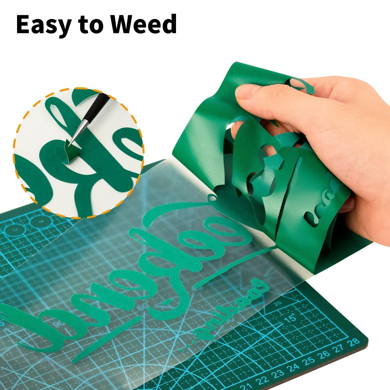 Snapklik.com : VinylRus Heat Transfer Vinyl-12” X 25FT Iron On Vinyl ...