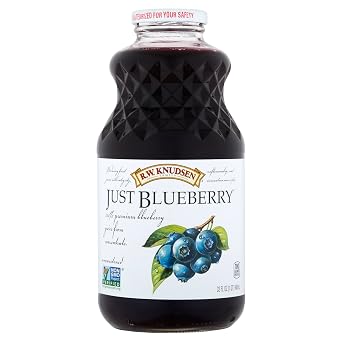 R.W. Knudsen Family Just Juice, 100% Blueberry, 32 Fluid Ounce Pack of 1
