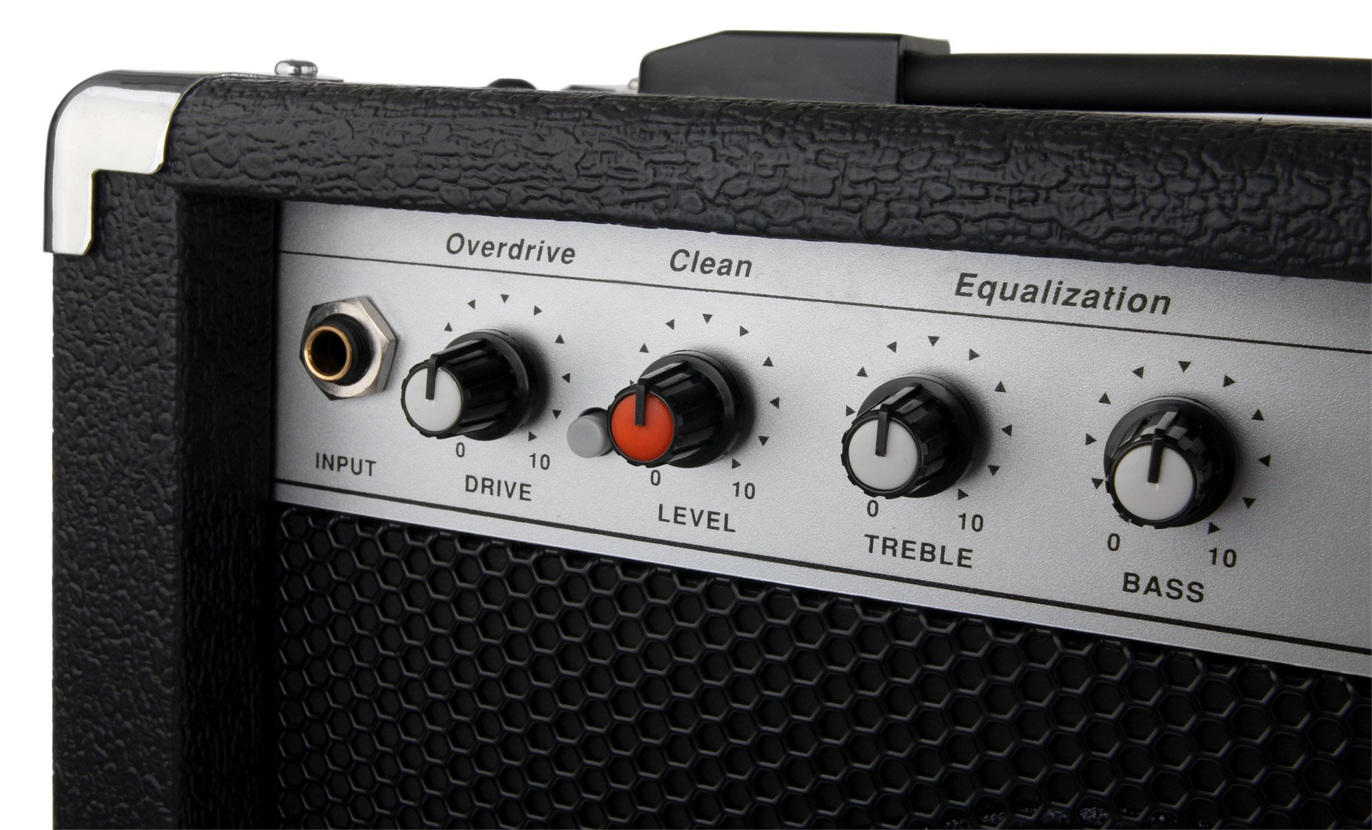 Soundking AK10-G Amplificatore Chitarra 30 Watt - Equalizzatore 2 Bande - Speaker 8" - Uscita Cuffie & Ingresso Pedale - Combo Amp Ideale per Principianti con Angoli Protettivi Extra Robusti