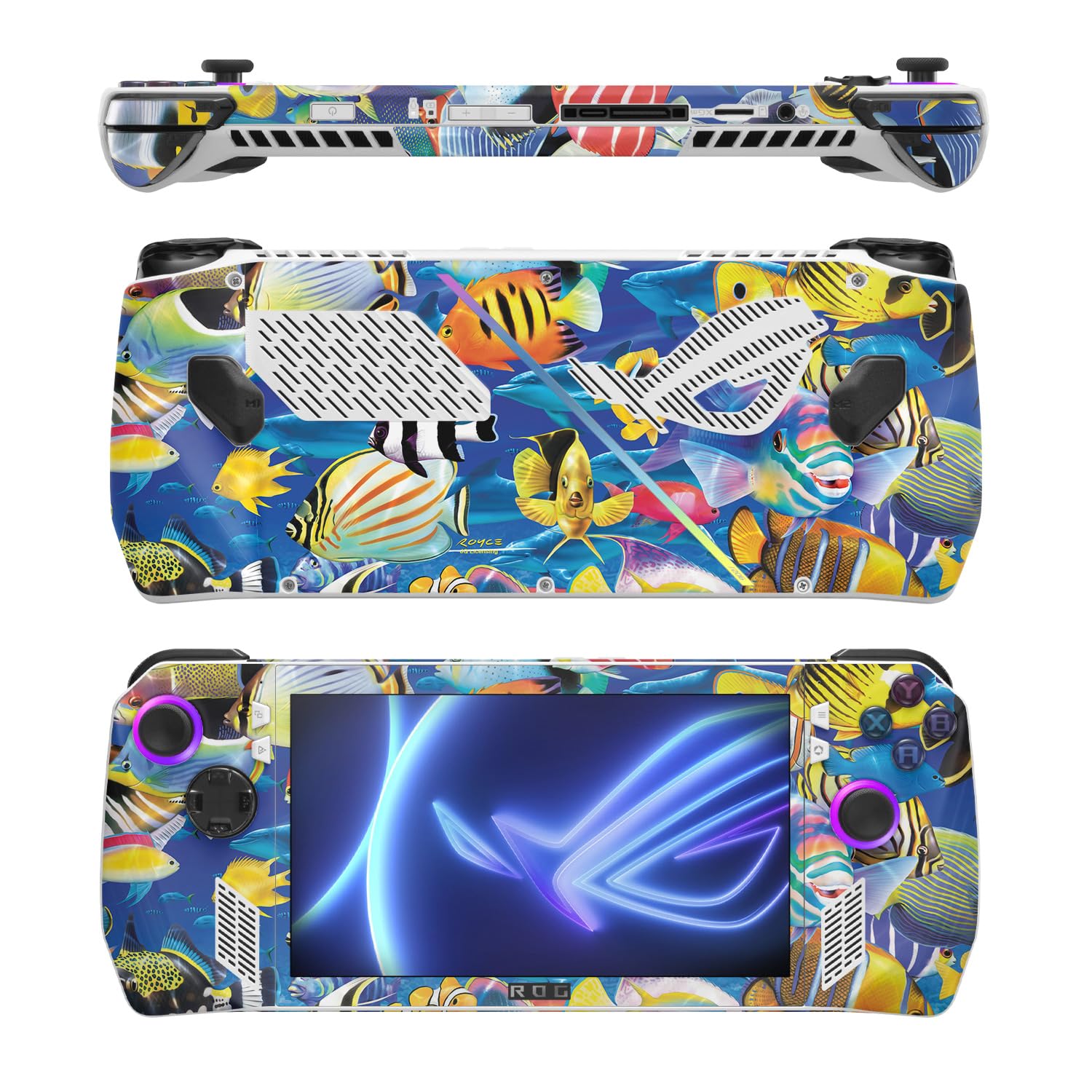 MightySkins Skin Compatible with Asus ROG Ally - Tropical Fish | Protective, Durable, and Unique Vinyl Decal wrap Cover | Easy to Apply, Remove, and Change Styles