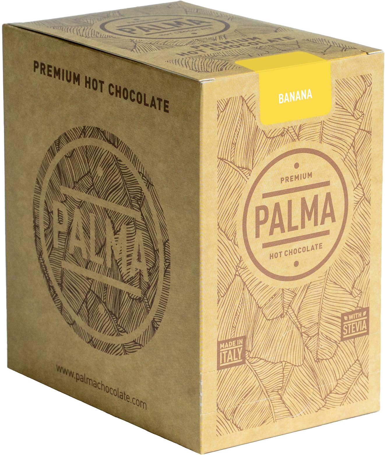 PALMA Italian Hot Chocolate Sachets - Banana | 500g (20 Servings) — view 7