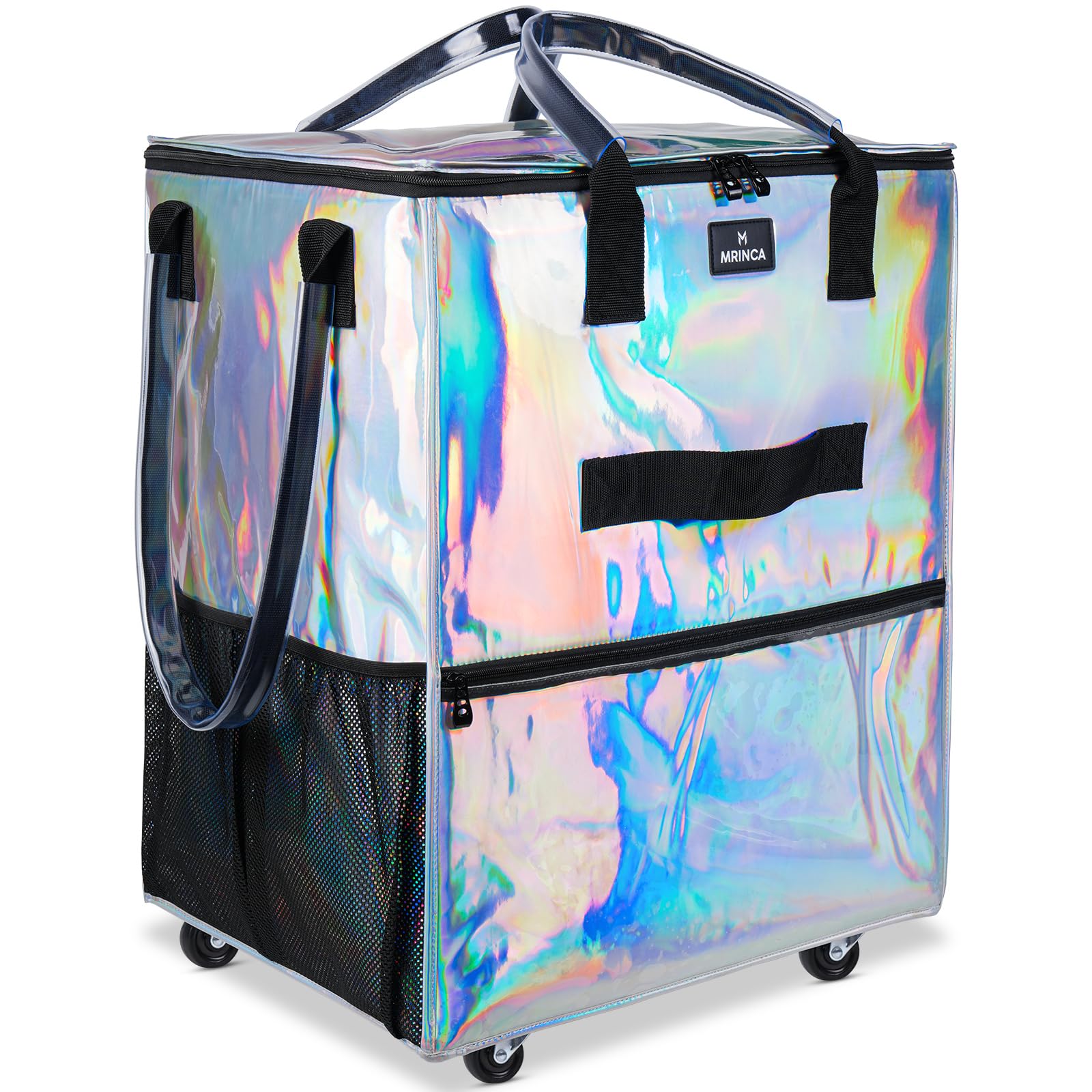 Photo 1 of Large Reusable Grocery Bag On 5 Wheels, 130L Foldable Rolling Tote Bag