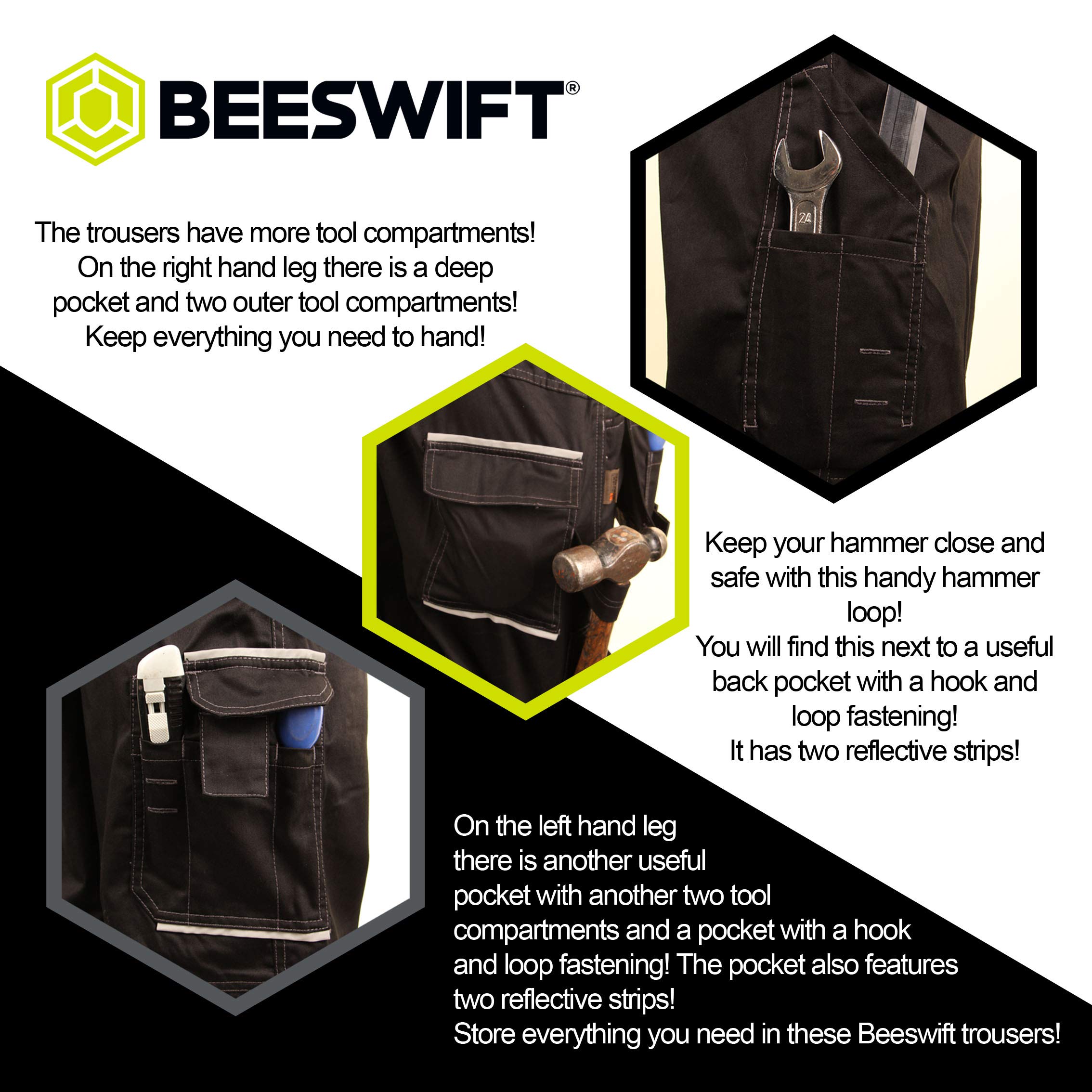 B-Click Workwear shawbury Pantaloni multitasche