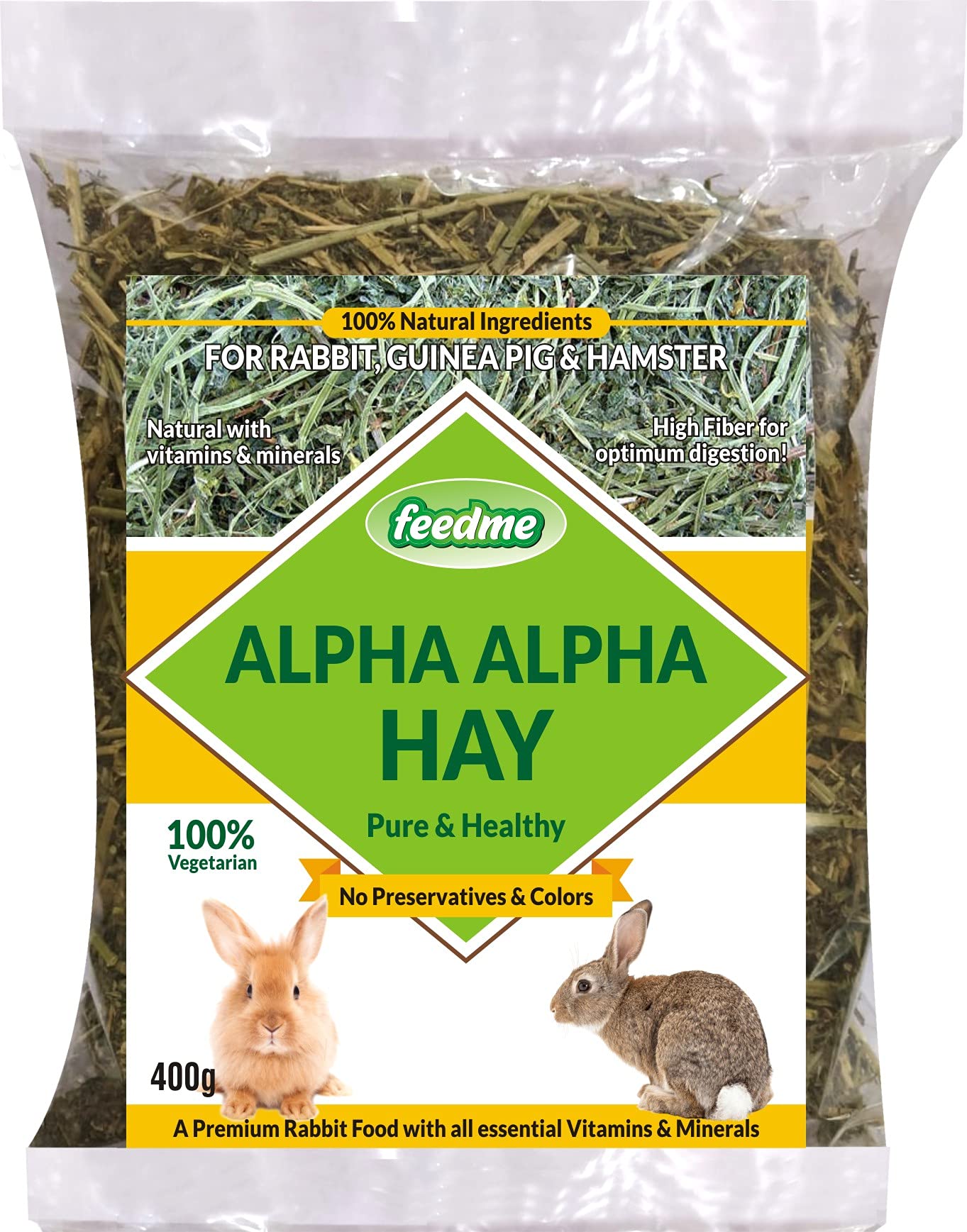 Buy Feedme Alpha Hay Dried Natural Alpha Hay for Rabbits Dry Food