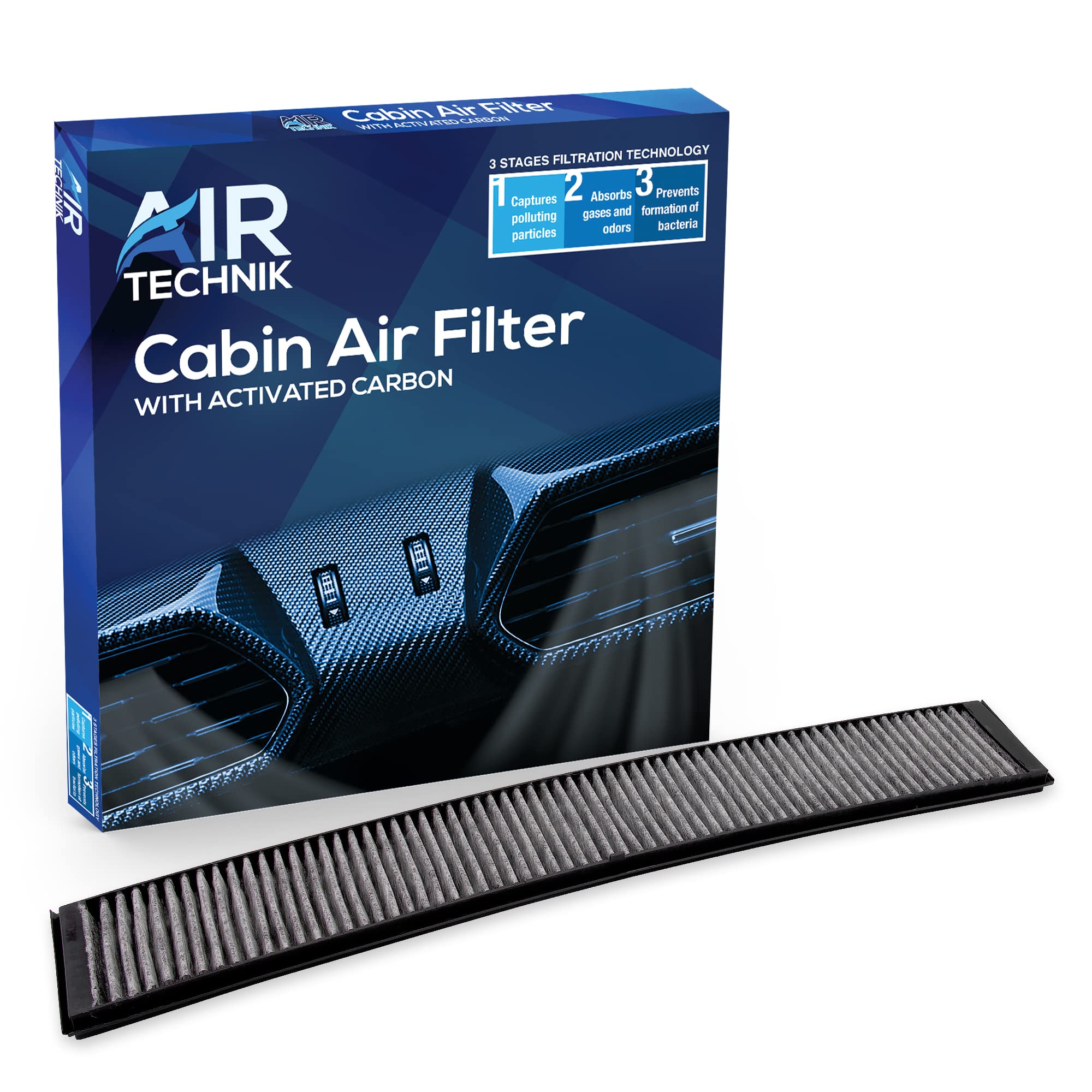 Photo 1 of AirTechnik CF10727 Cabin Air Filter w/Activated Carbon | Fits Select BMW 00 Series (2008-2013)