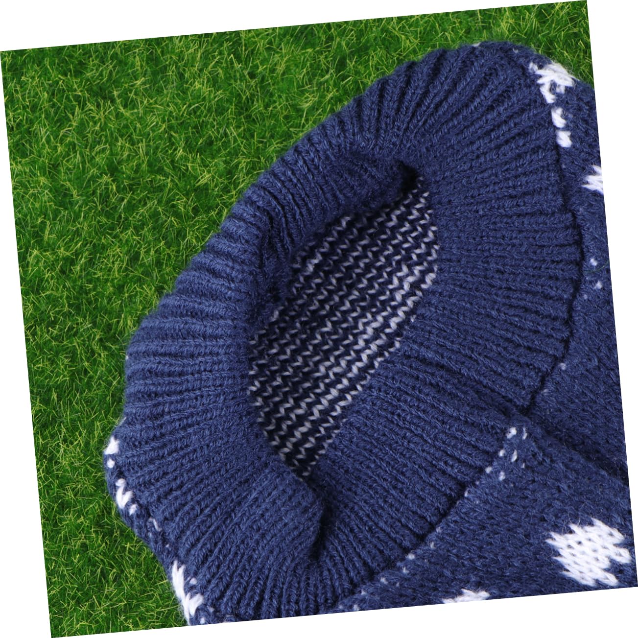 FRCOLOR 3pièces Pull De Noël pour Petit Chien Vêtement Festif Tricot pour Animaux avec Motif Flocon Renne pour Fêtes Hiver Soirées De Noël Bleu