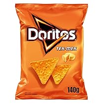 Doritos Tex Mex, Snack di Mais al Gusto Formaggio, 140g