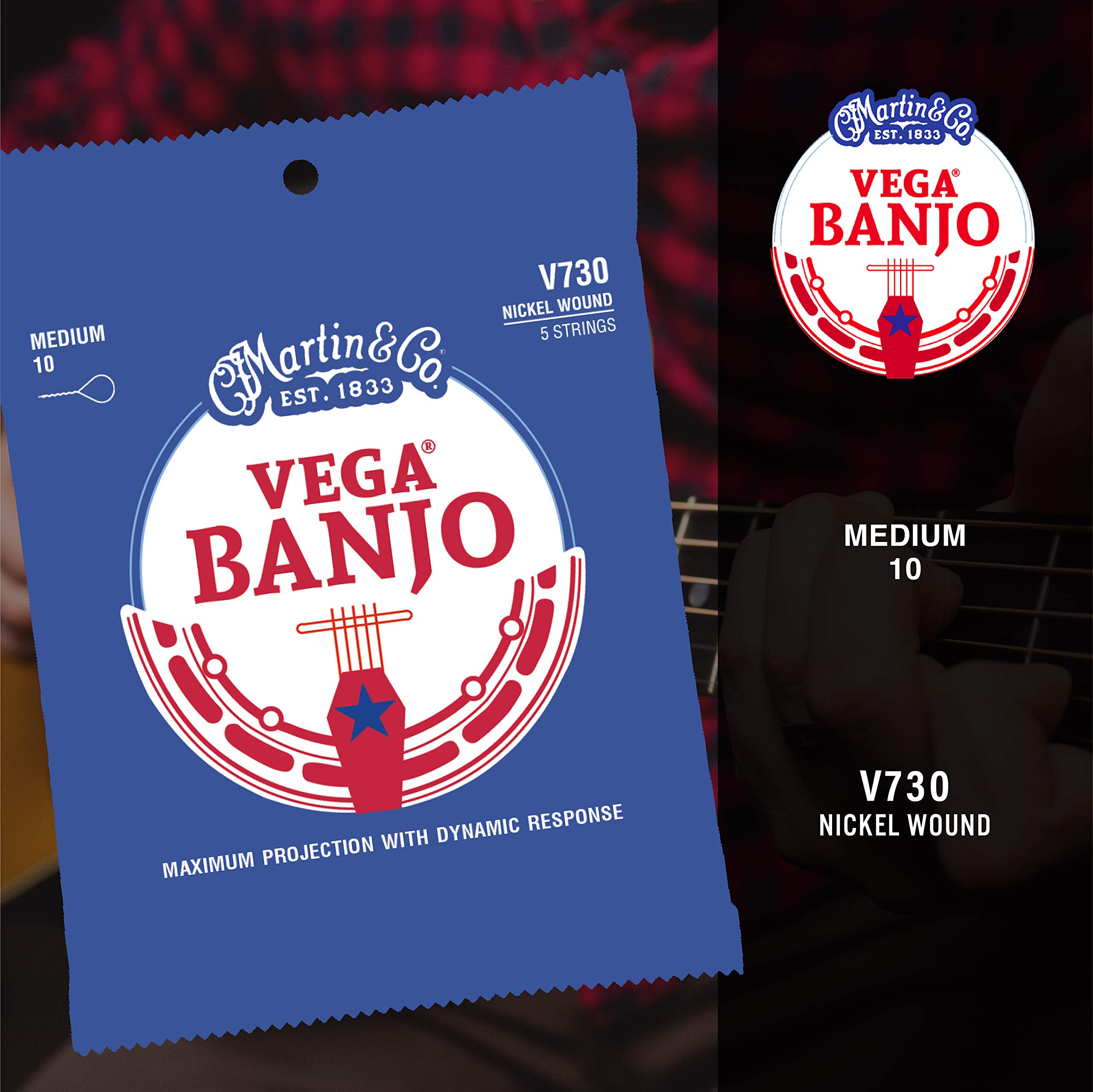 Vega Cordes de banjo 5 cordes MD