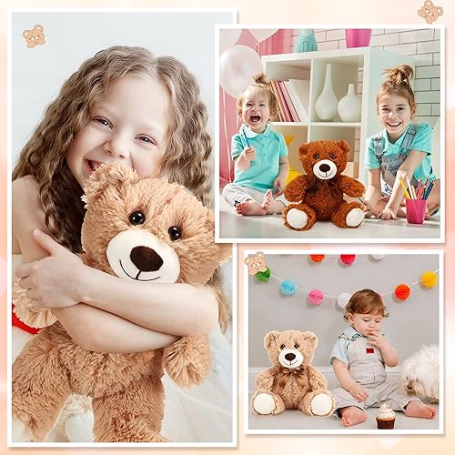 Miniatura 6 de Libima 6 juguetes de peluche de oso de operación de 14 pulgadas, suaves muñecas de felpa para dormir y jugar, juguetes para decoración de baby