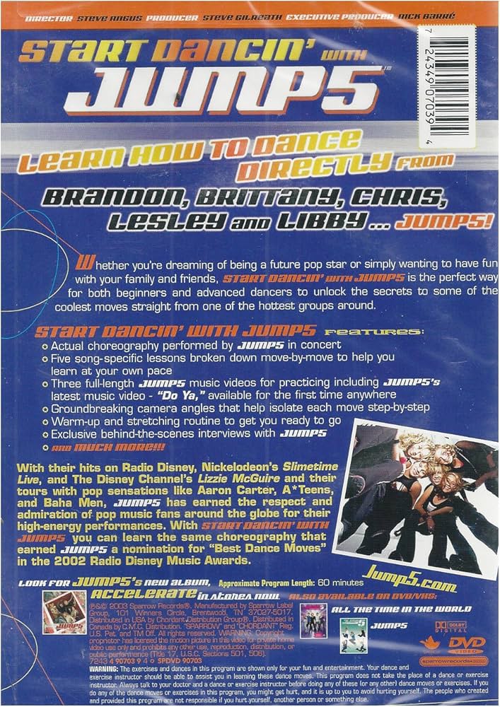 Amazon.com: Start Dancin' With Jump5 [DVD] : Jump5: Movies & TV