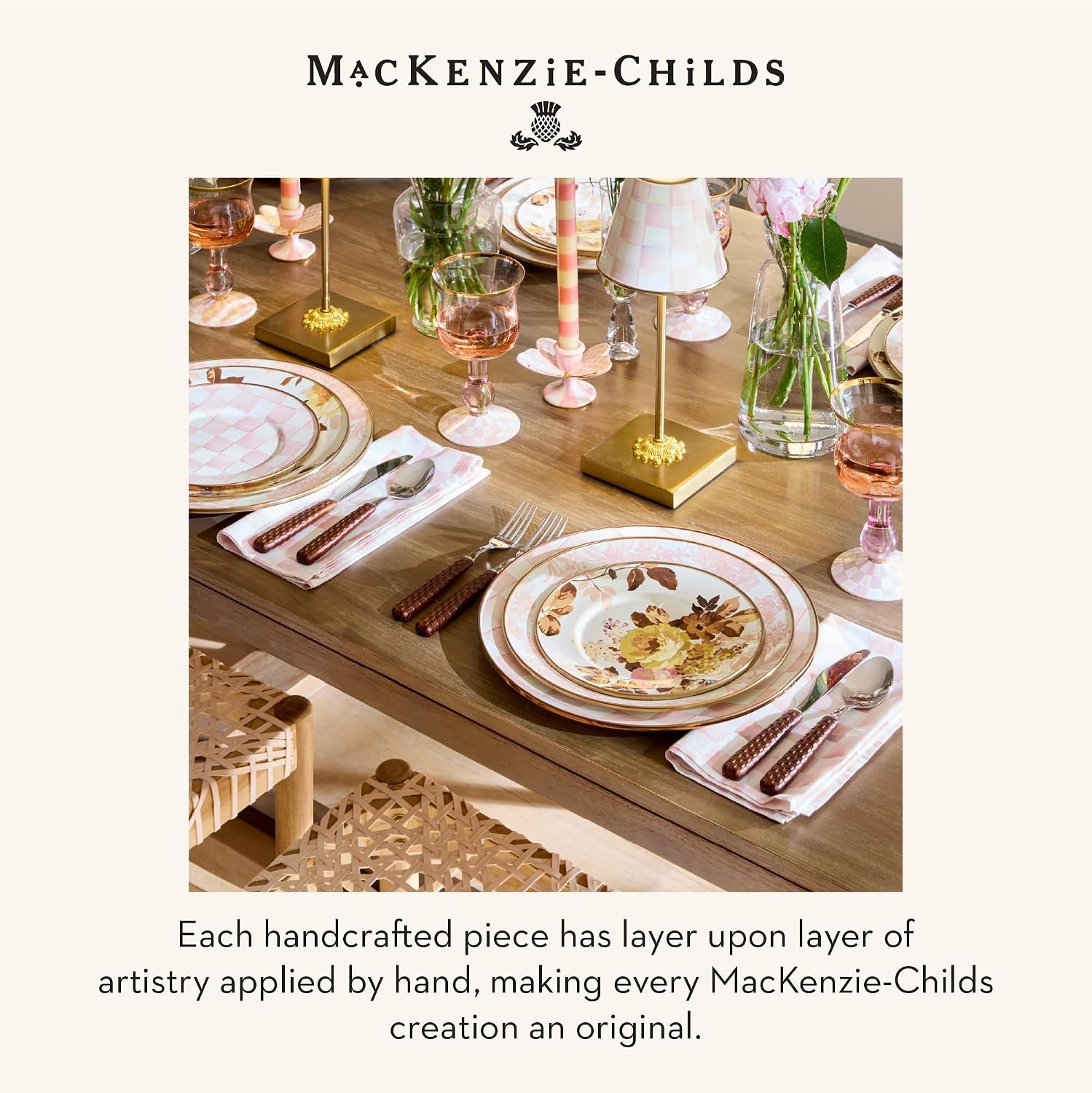 MACKENZIE-CHILDS Everyday Cake-Serving Set, Dishwasher-Safe Cake Spatula and Knife, Leather
