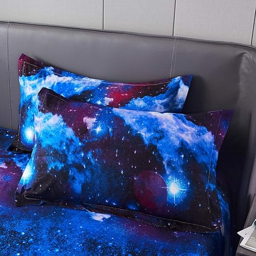 Vista 57 de Mengersi Juego de sábanas de vaca – Sábanas – Extra suaves – Bolsillos profundos – 1 sábana bajera, 1 sábana encimera, 1 funda de almohada – 3