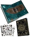 CZYY DND Battle Map Book – 32 Reusable Dry/Wet Erase Mats with 100+ Scenery Decals, 1" Grid & Lay-Flat Binding - Portable RPG Terrain Kit for Campaigns, Game Night & Miniature Battles (Style A)