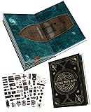CZYY DND Battle Map Book – 32 Reusable Dry/Wet Erase Mats with 100+ Scenery Decals, 1