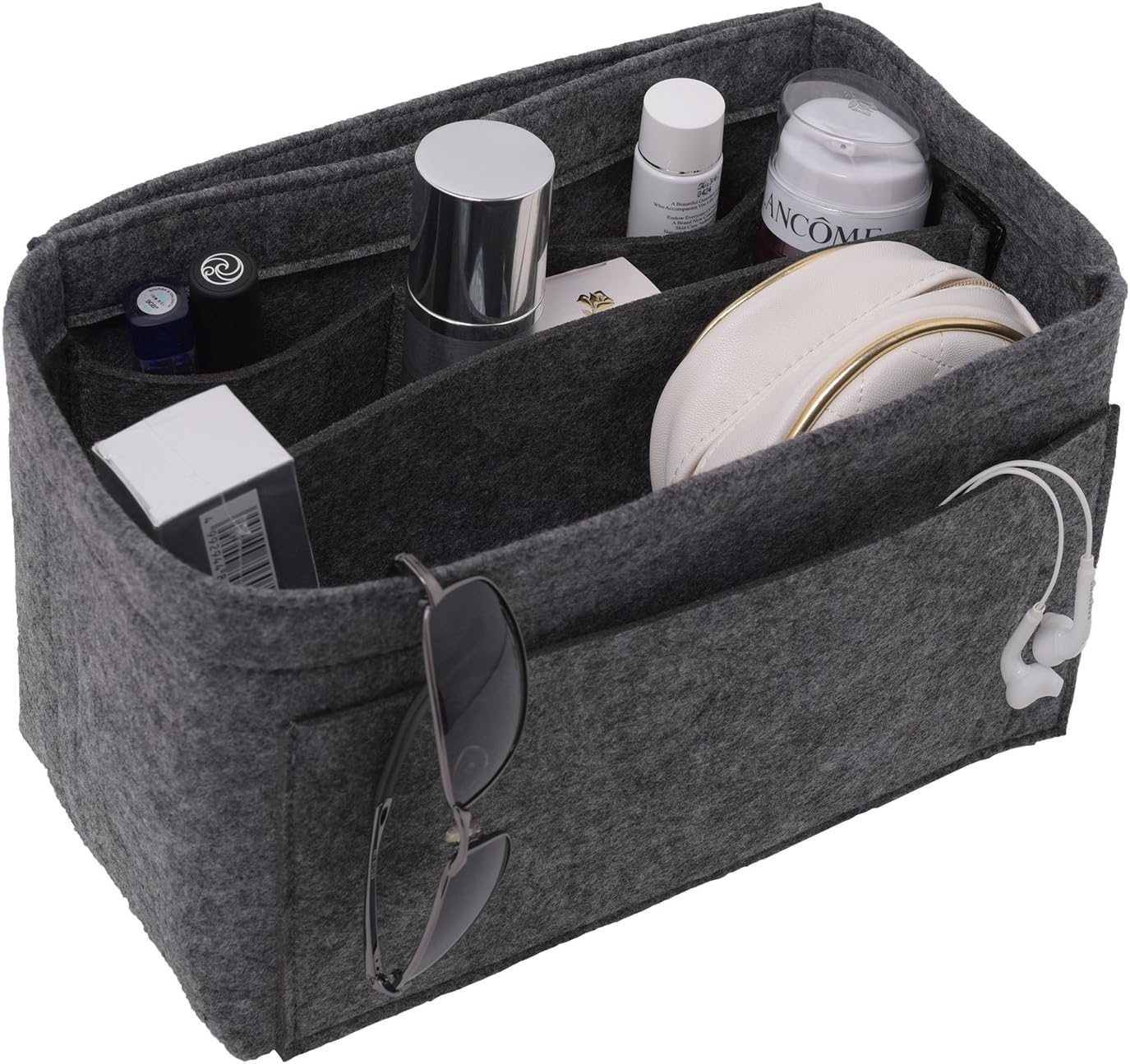 Purse Organizer Insert Felt Handbag Bag in Bag Tote for Speedy Neverful Longchamp