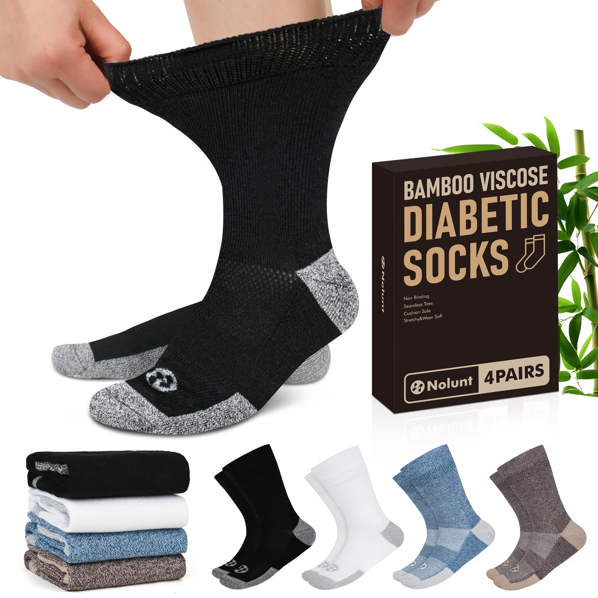NOLUNT Diabetic Socks - diabetes care | Mubboo
