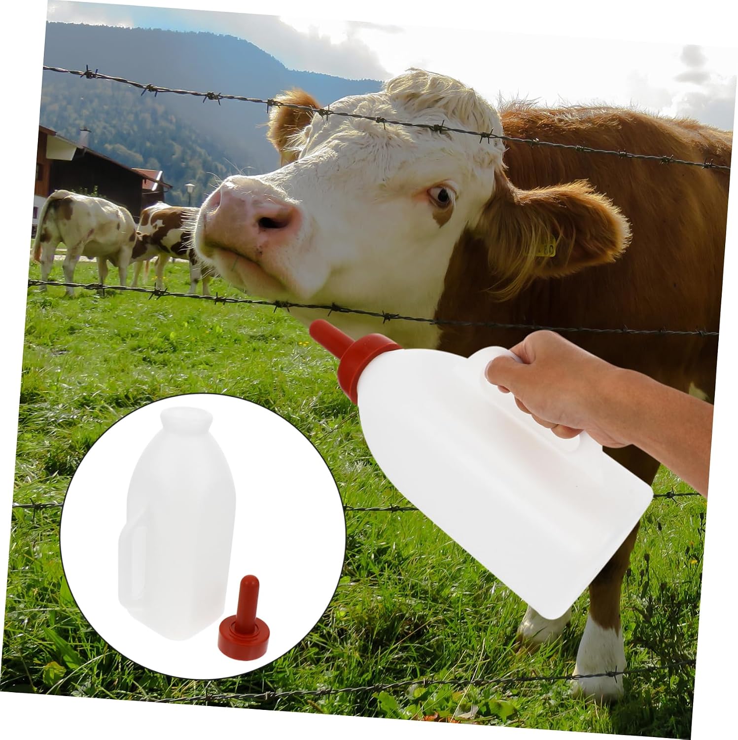Sosoport Pet Feeding Bottle for Kitten Puppy Food Grade Silicone Plastic Boil Sterilization Safe